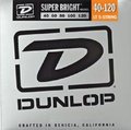 Dunlop El. Bass .040-.120 'Super Bright' Nickel Pl. Steel R./W. Long Sc. Light