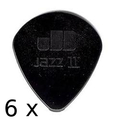 Dunlop Jazz II Black (6 picks)