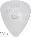 Dunlop Nylon Standard Cream - 0.46 (12 picks)