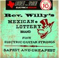 Dunlop Rev. Willy's Mexican Lottery Nickel Plated Round Wound, Medium / .010 - .046