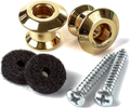 Dunlop Straplok Dual Design Strap Buttons (gold / set of 2) Tragband Strap-Locks