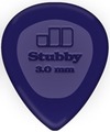 Dunlop Stubby Jazz Pick Dark Purple 3.00mm Picks/Plektren