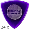 Stubby Triangle Dark Purple - 3.00 (24 picks)