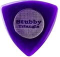 Dunlop Stubby Triangle Dark Purple - 3.00 Médiators pour guitare