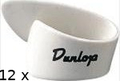 Thumbpick White Plastic - Medium 9002R (12 picks)
