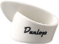 Dunlop Thumbpick White Plastic - Medium Lefthand 9012R (1 pick) Anel De Ouro Para a Mão Esquerda