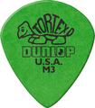 Dunlop Tortex Jazz III Green - Medium - Sharp Tip Set Plettri