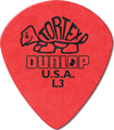 Dunlop Tortex Jazz III Red - Light - Sharp Tip Médiators pour guitare