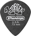 Dunlop Tortex Pitch Black Jazz - 0.73 Médiators pour guitare