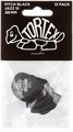 Dunlop Tortex Pitch Black Jazz III - 0.88 (12 picks)