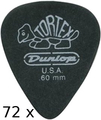 Dunlop Tortex Pitch Black Standard - 0.60 (72 picks)