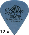 Dunlop Tortex Sharp Blue - 1.00 (12 picks)