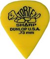 Dunlop Tortex Sharp Yellow - 0.73 Médiators pour guitare