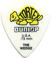 Dunlop Tortex Wedge Yellow - 0.73 Ensembles de médiators