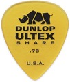 Dunlop Ultex Sharp Amber - 0.73 Pick/Plectrum