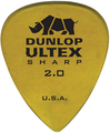 Dunlop Ultex Sharp Amber - 2.00 Conjunto de palhetas