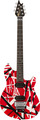 EVH Wolfgang Special Striped (red, black, and white)