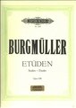 Edition Peters Etüden Burgmüller (Opus 109) Partituren für klassisches Klavier
