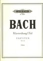 Edition Peters Klavierübung Teil I nr. 4-6 Bach Partituren für klassisches Klavier