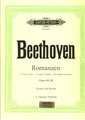 Edition Peters Romanzen Beethoven (Opus 40 50) Partituren für klassisches Klavier