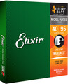 Elixir NanoWeb 4-Set Nickel Plated Steel Long Scale (super light / .040-.095) Sets de 4 Cordas para Baixo Elétrico .040