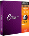 Elixir NanoWeb Ac.Guitar Phosphor Bronze Set of 5 Packs (medium / .013-.056)