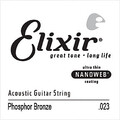 Elixir NanoWeb Ac.Guitar Single String Phosphor Bronze (.023)