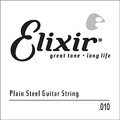 Elixir NanoWeb El.Guitar Single String Plated Plain Steel (.010) Cordes à l'unité pour guitare électrique