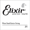 Elixir NanoWeb El.Guitar Single String Plated Plain Steel (.011) Corde Singole per Chitarra Elettrica