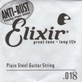Elixir NanoWeb El.Guitar Single String Plated Plain Steel (.018)