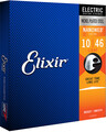 Elixir NanoWeb Plated Plain Steel / 12052 (light / .010-.046) .010 Electric Guitar String Sets