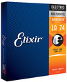 Elixir NanoWeb Plated Plain Steel / 12062 (light / .010-.074 / 8-string)