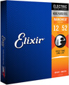 Elixir NanoWeb Plated Plain Steel Set of 5 Packs (heavy / .012-.052) Packs de 5 juegos de cuerdas guitarra eléctrica