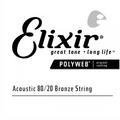 Elixir PolyWeb Ac.Guitar Single String 80/20 Bronze (.059)