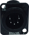 Enova XLR Chassis Connector Male 5-pin (black)