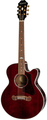 Epiphone J-200 EC Studio Parlor / EJ-200 Coupe (wine red) Jumbo Western Guitars with Pickup