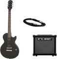 Epiphone Les Paul Special + Roland Cube 10GX bundle (ebony vintage) Ensembles pour débutant guitare électrique