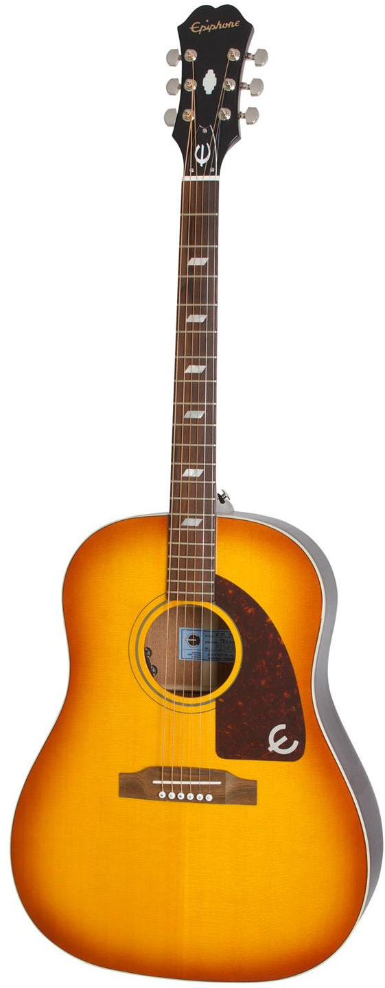 Epiphone Texan 1964 Peter Frampton (Faded Cherry) Guitarra Western sem Fraque, com Pickup