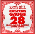 Ernie Ball 1128 Custom Gauge / Nickel Wound Slinky Electric Guitar String (.028 / 6 pieces)