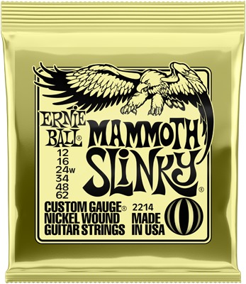 Ernie Ball 2214 Slinky 012-062 Juegos de cuerdas para guitarra eléctrica .012