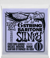 Ernie Ball 2839 6-String Baritone Slinky (13 - 72, w/ small ball end)