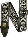 Ernie Ball Jacquard 5345 Strap (black heart) Tracolla per Chitarra