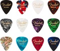 Fender 351 Shape Celluloid Medley (12 picks, medium) Conjunto de palhetas