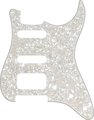 Fender American Fat Strat Pickguard 11 Holes / HSS (white pearl) Golpeadores de guitarra eléctrica