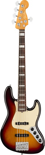 Fender American Ultra Jazz Bass V RW (ultraburst) 5-String Electric Basses