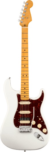 Fender American Ultra Stratocaster HSS MN (arctic pearl) Guitares électriques modèle ST