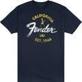 Fender Baja Blue T-Shirt (blue, large) Magliette Taglia L