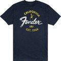 Fender Baja Blue T-Shirt (blue, small) Camisetas de talla S
