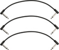 Fender Blockchain Patch Cables, 3-Packs (20cm) Sets de câbles de patch