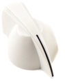 Fender Chicken Head Knobs - Single (white) Pièces détachées pour ampli et caisson baffle